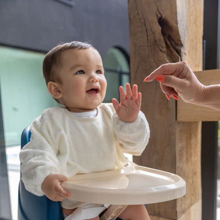 Timboo Slab Met Elastische Mouwen XL Bamboo 36x34cm Met Drukknoop | Whisper Green