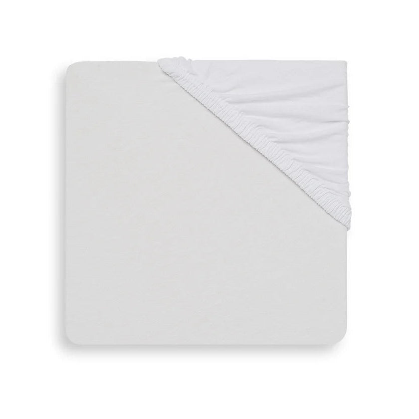 Jollein Hoeslaken Jersey 40/50x80/90cm | White
