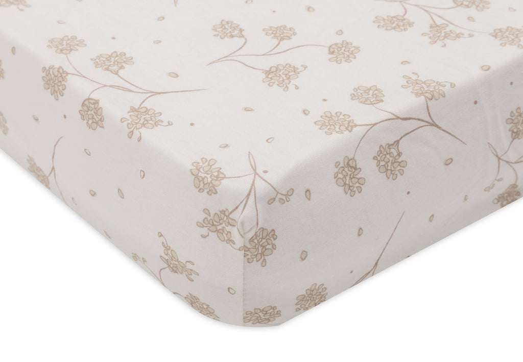Jollein Hoeslaken Jersey 40/50x80/90cm | Leafy Dreams