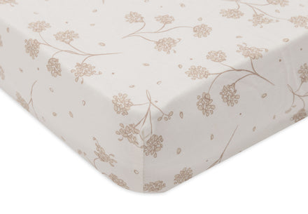 Jollein Hoeslaken Jersey 40/50x80/90cm | Leafy Dreams