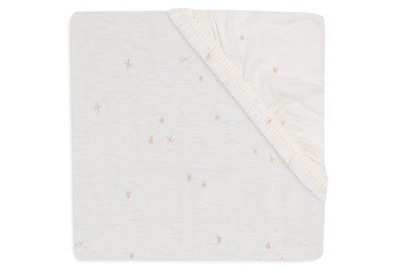 * Jollein Hoeslaken Jersey 60x120cm Twinkling Wild Rose