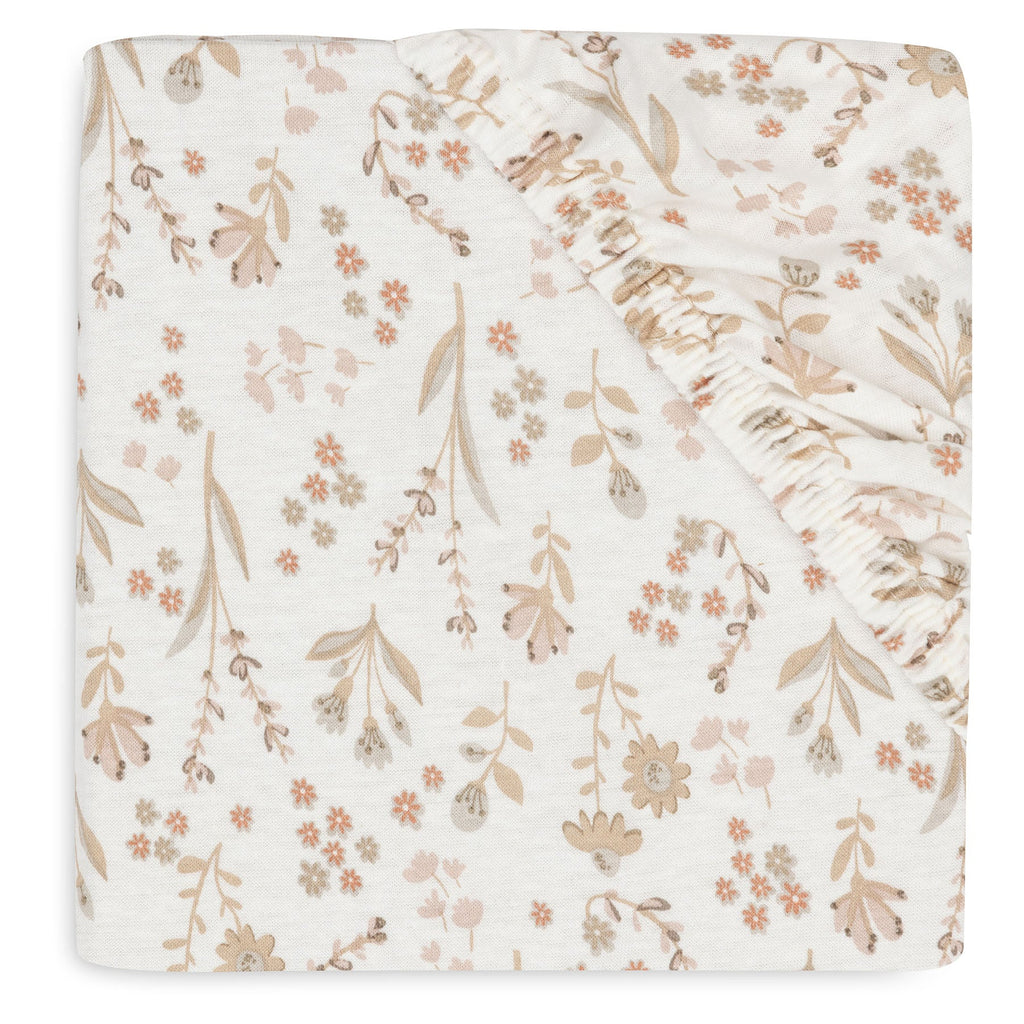 * Jollein Hoeslaken Jersey 60x120cm Bloomy