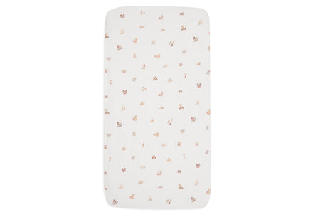 Jollein Hoeslaken Jersey 60x120cm | Animal Friends