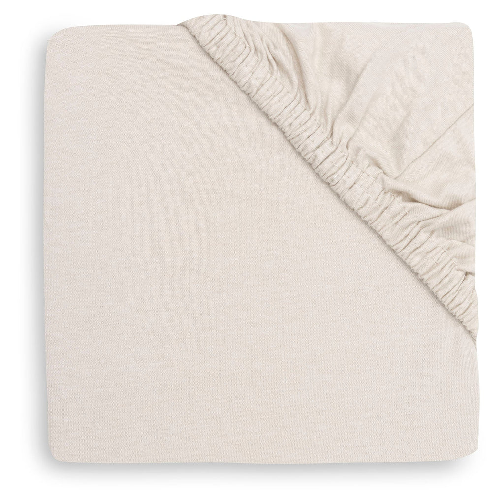 Jollein Hoeslaken Jersey 70/75x140/150cm | Sand