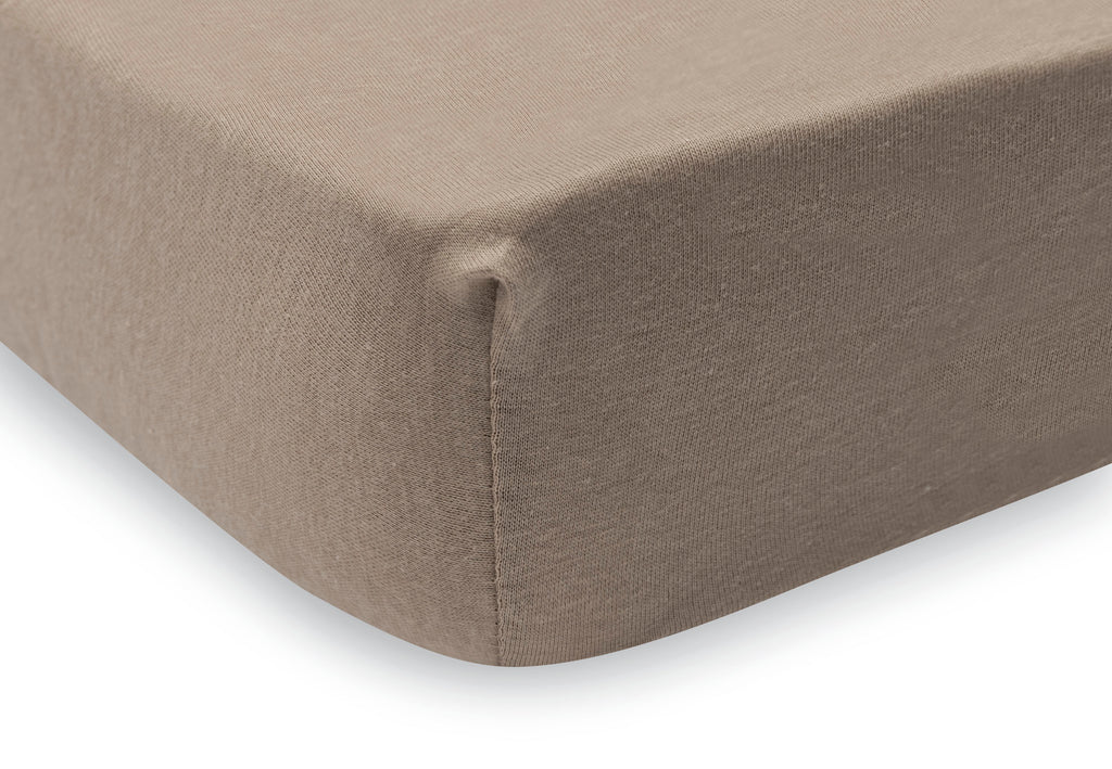 Jollein Hoeslaken Boxmatras Jersey Ø95cm | Milky Coffee