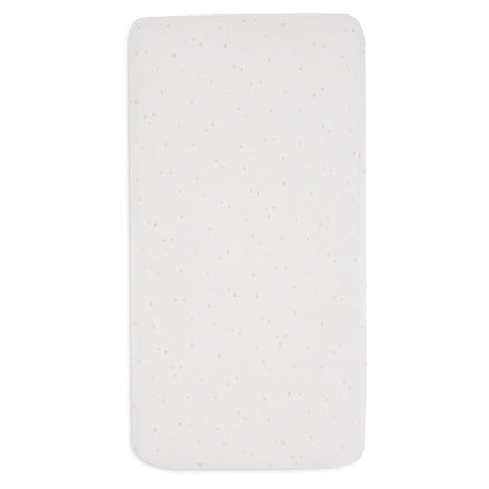 * Jollein Hoeslaken Jersey 70/75x140/150cm Twinkling Wild Rose