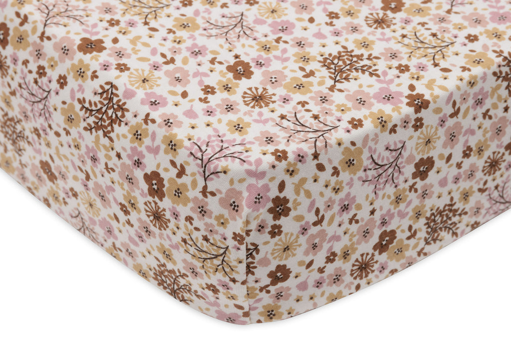 Jollein Hoeslaken Jersey 70/75x140/150cm | Flower Fairies