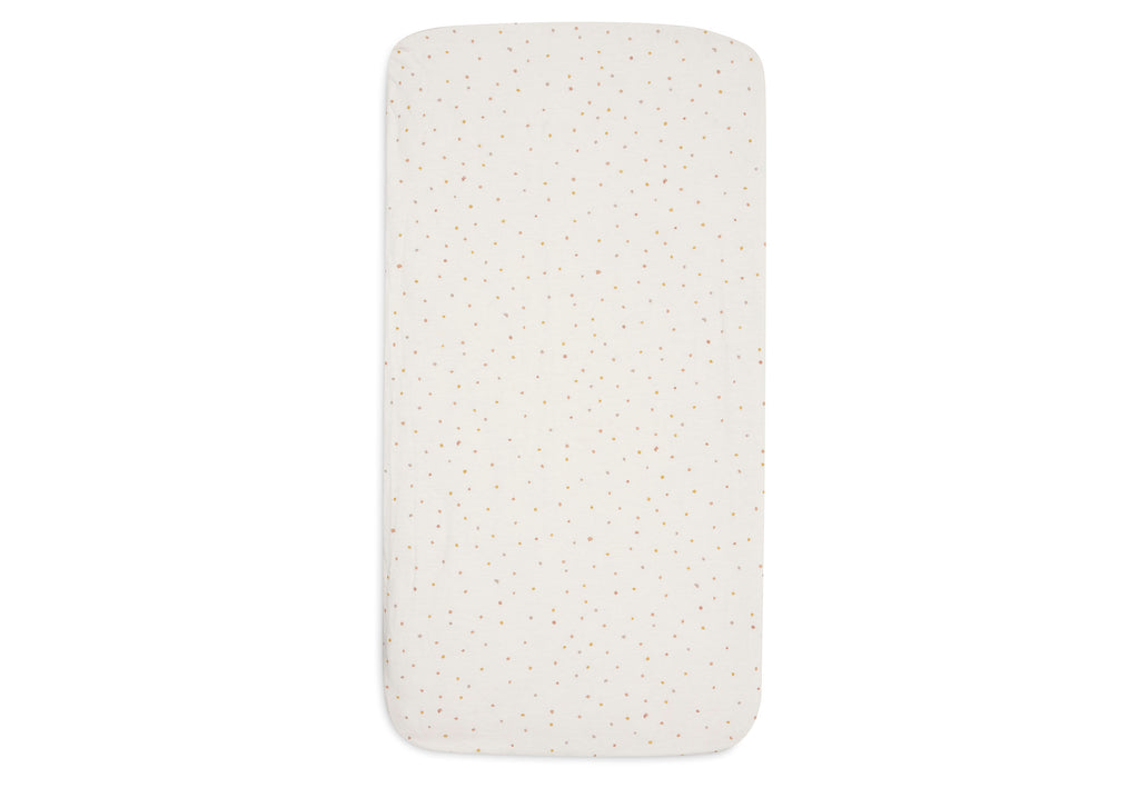 Jollein Hoeslaken Jersey 70/75x140/150cm Kangaroots Dusty Dot