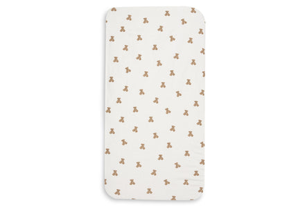 Jollein Hoeslaken Jersey 70/75x140/150cm | Mini Teddy Bear