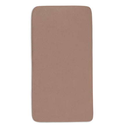 Jollein Hoeslaken Jersey Boxmatras 75x95cm | Milky Coffee