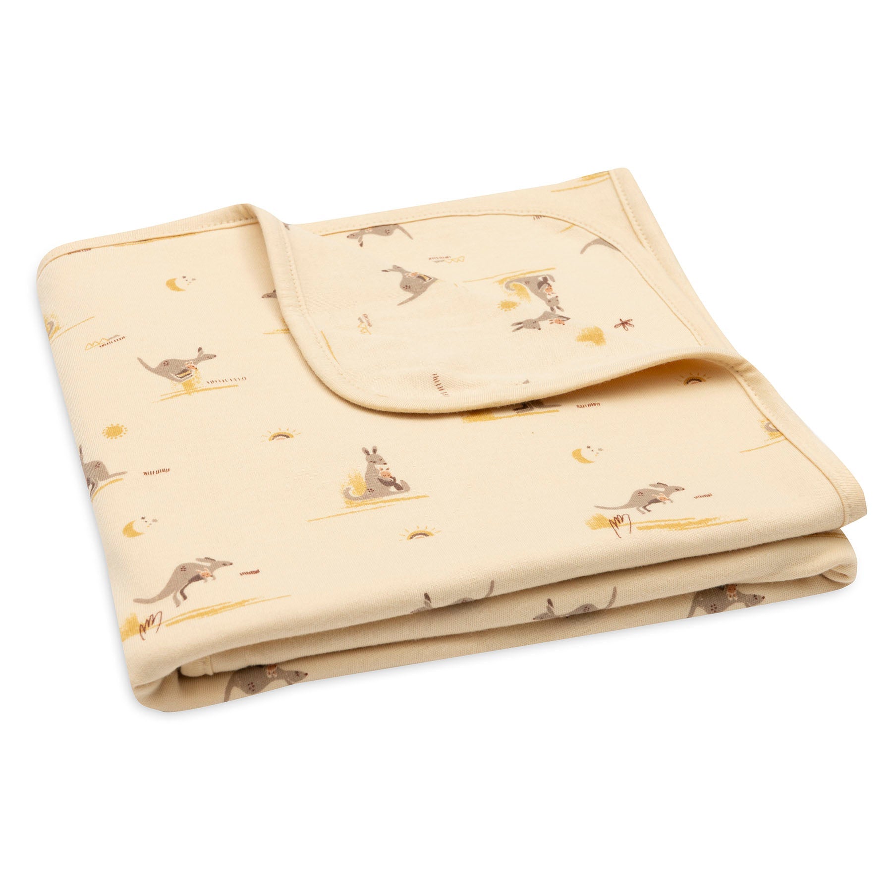 Jollein Deken Wieg Jersey 75x100cm Kangaroots
