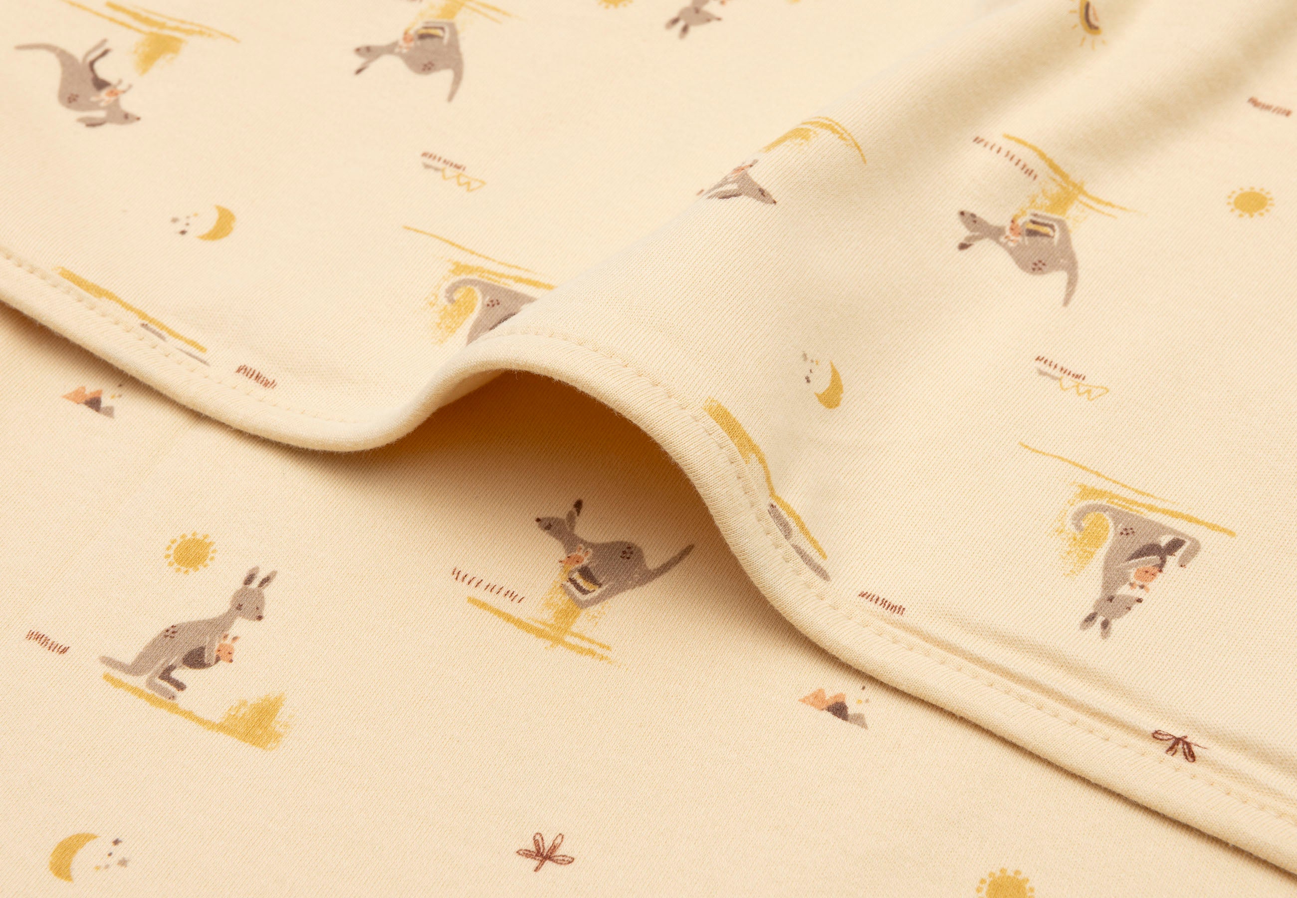 Jollein Deken Wieg Jersey 75x100cm Kangaroots