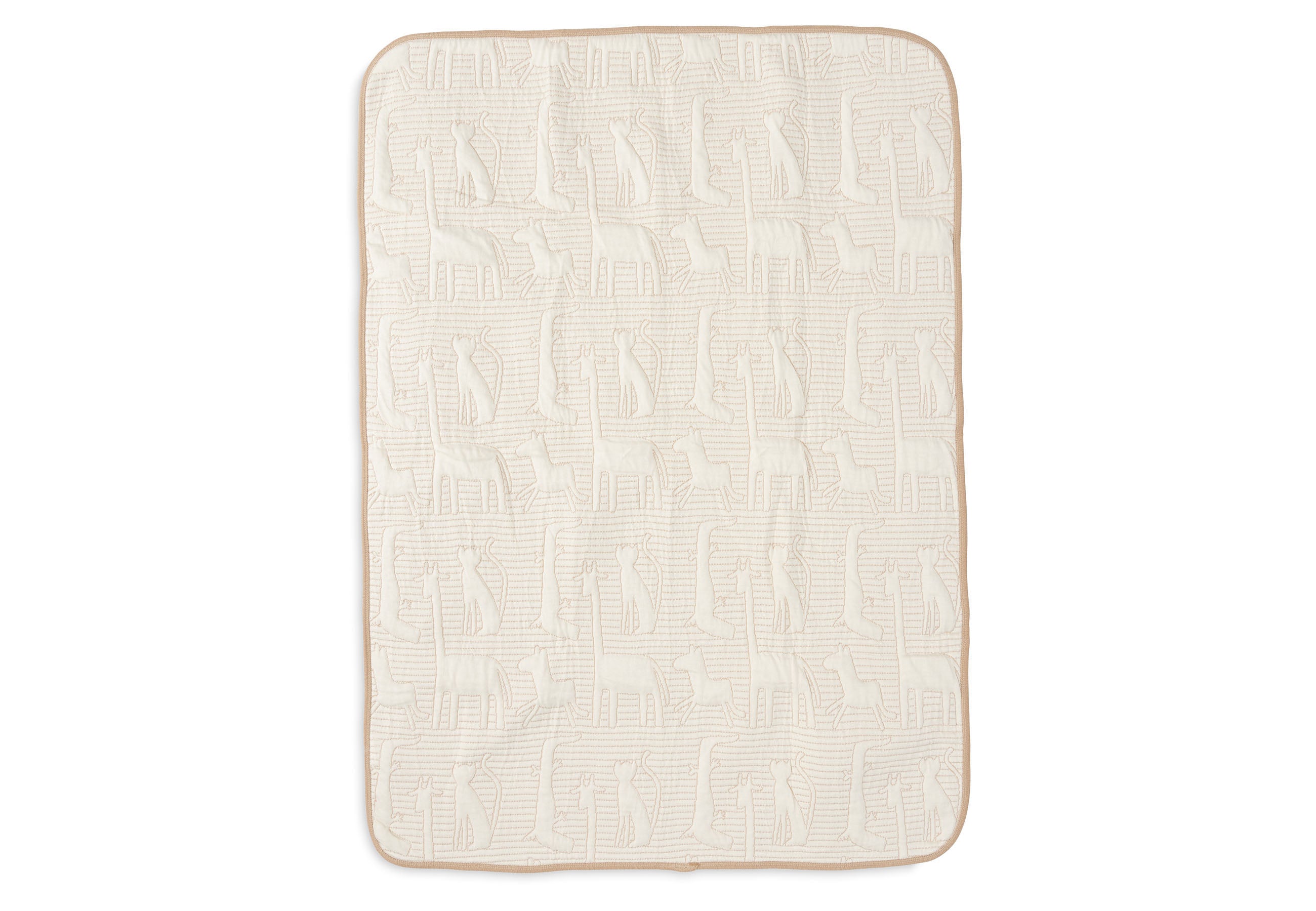 * Jollein Wiegdeken 75x100cm Jungle Jambo Biscuit/Oatmeal