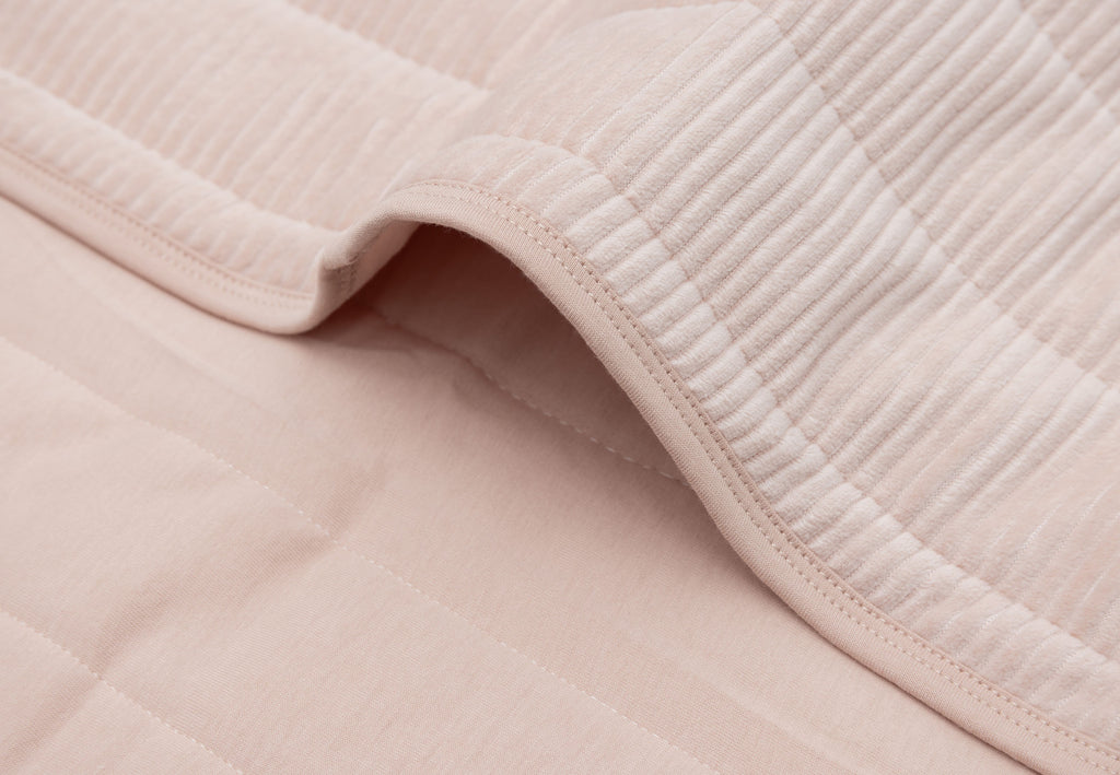 Jollein Deken Wieg 75x100cm Velvet Rib | Wild Rose