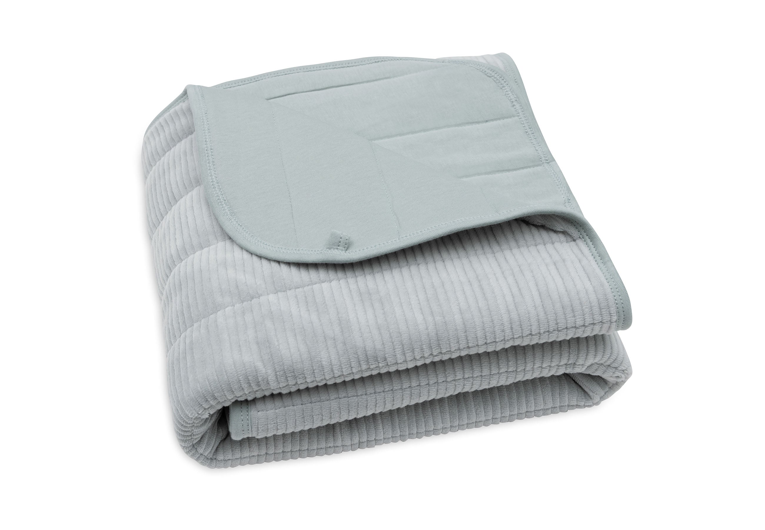 Jollein Deken Wieg 75x100cm Velvet Rib | Sea Green