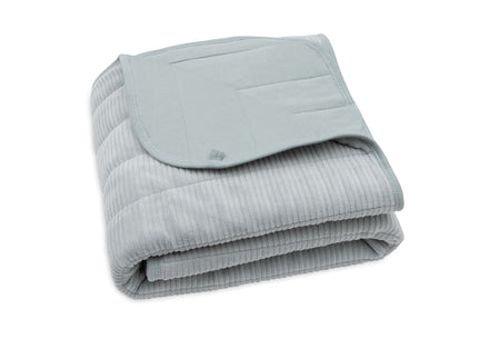 Jollein Deken Wieg 75x100cm Velvet Rib | Sea Green