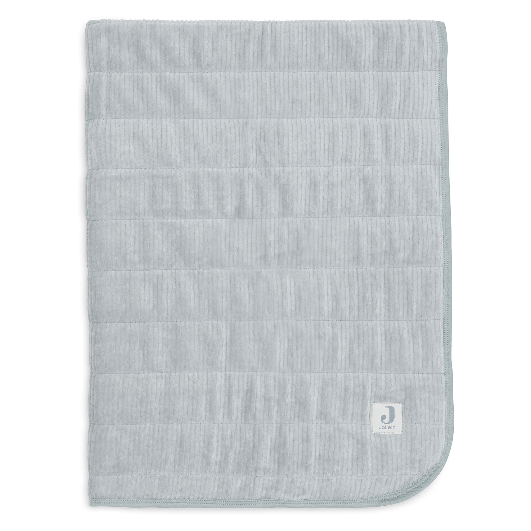 Jollein Deken Wieg 75x100cm Velvet Rib | Sea Green