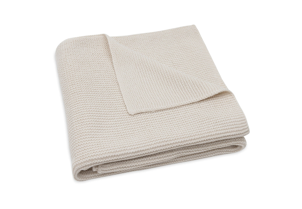 Jollein Deken Wieg 75x100cm Basic Knit | Oatmeal