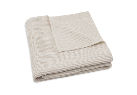 Jollein Deken Wieg 75x100cm Basic Knit | Oatmeal
