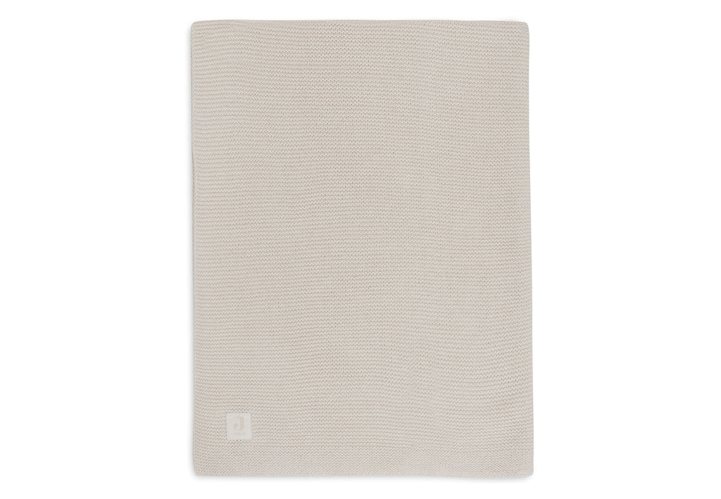 Jollein Deken Wieg 75x100cm Basic Knit | Oatmeal