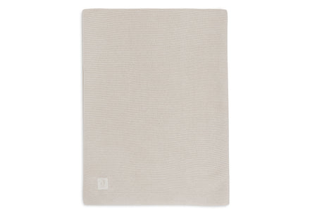 Jollein Deken Wieg 75x100cm Basic Knit | Oatmeal