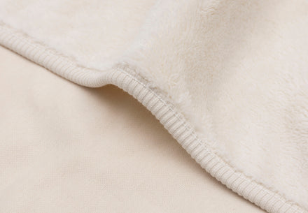 Jollein Deken Wieg 75x100cm Basic Jersey/Sherpa | Oatmeal