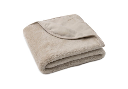 Jollein Deken Wieg 75x100cm Basic Jersey/Sherpa | Warm Sand