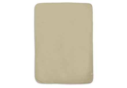 Jollein Deken Wieg 75x100cm Basic Sherpa/Jersey | Soft Matcha