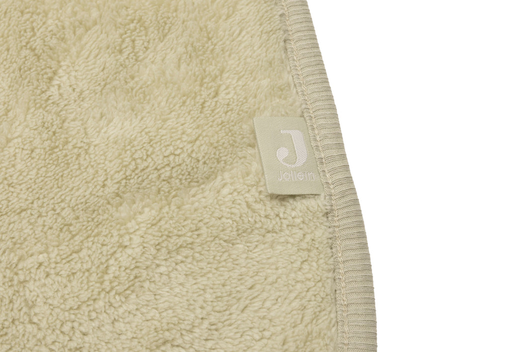 Jollein Deken Wieg 75x100cm Basic Sherpa/Jersey | Soft Matcha