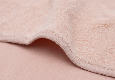 Jollein Deken Wieg 75x100cm Basic Sherpa/Jersey | Silk Rose