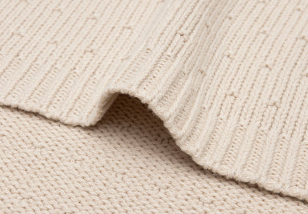 Jollein Deken Wieg 75x100cm Sprinkle Knit | Sand