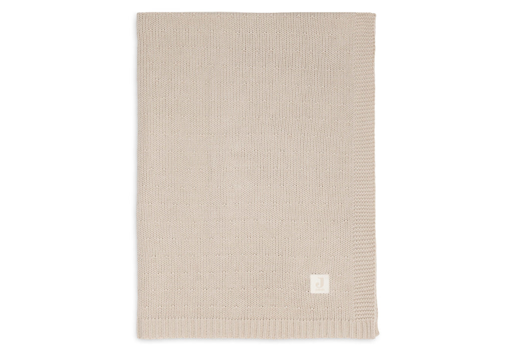 Jollein Deken Wieg 75x100cm Sprinkle Knit | Sand