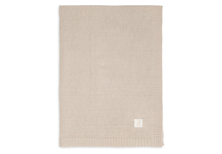 Jollein Deken Wieg 75x100cm Sprinkle Knit | Sand