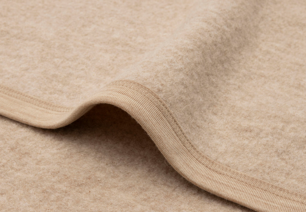 Jollein Deken Wieg 75x100cm Merino Wol Felted | Natural