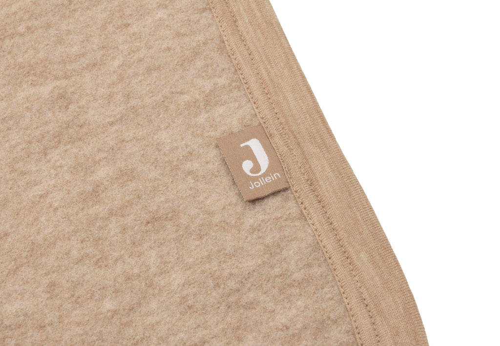 Jollein Deken Wieg 75x100cm Merino Wol Felted | Natural