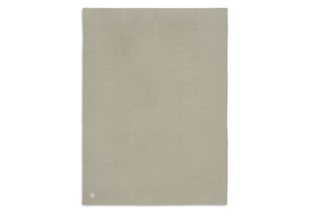 * Jollein Ledikant Deken 100x150cm | Basic Knit Olive Green