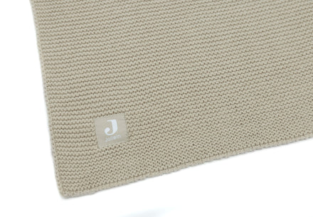 * Jollein Ledikant Deken 100x150cm | Basic Knit Olive Green