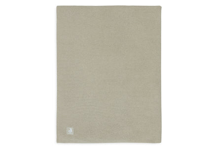 * Jollein Ledikant Deken 100x150cm | Basic Knit Olive Green