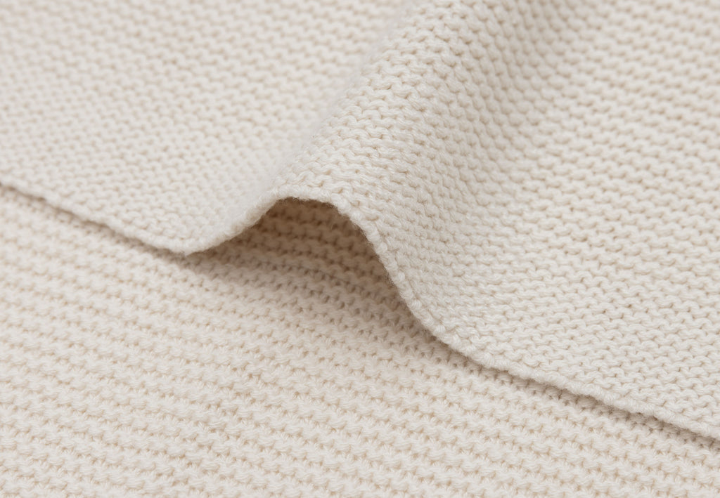 Jollein Deken Ledikant 100x150cm Basic Knit | Oatmeal