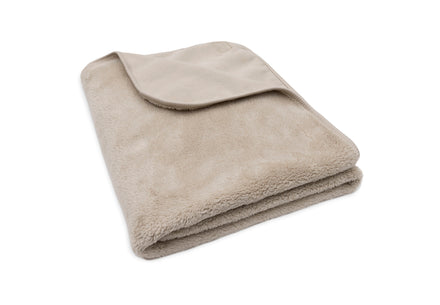 Jollein Deken Ledikant 100x150cm Basic Jersey/Sherpa | Warm Sand