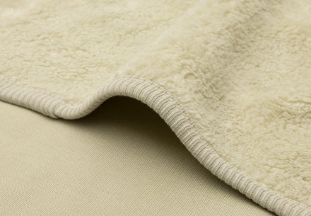 Jollein Deken Ledikant 100x150cm Basic Sherpa/Jersey | Soft Matcha