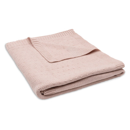 Jollein Deken Ledikant 100x150cm Sprinkle Knit | Silk Rose