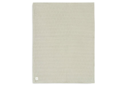 * Jollein Wiegdeken 75x100cm | Grain Knit Olive Green / Velvet