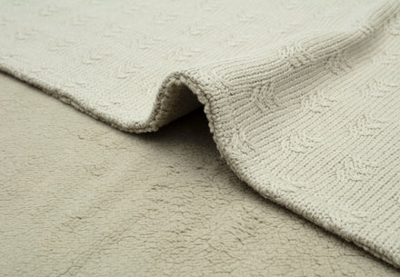 * Jollein Wiegdeken 75x100cm | Grain Knit Olive Green / Velvet
