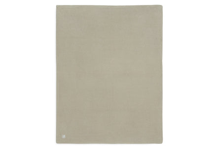 Jollein Wiegdeken Fleece 75x100cm | Basic Knit Olive Green
