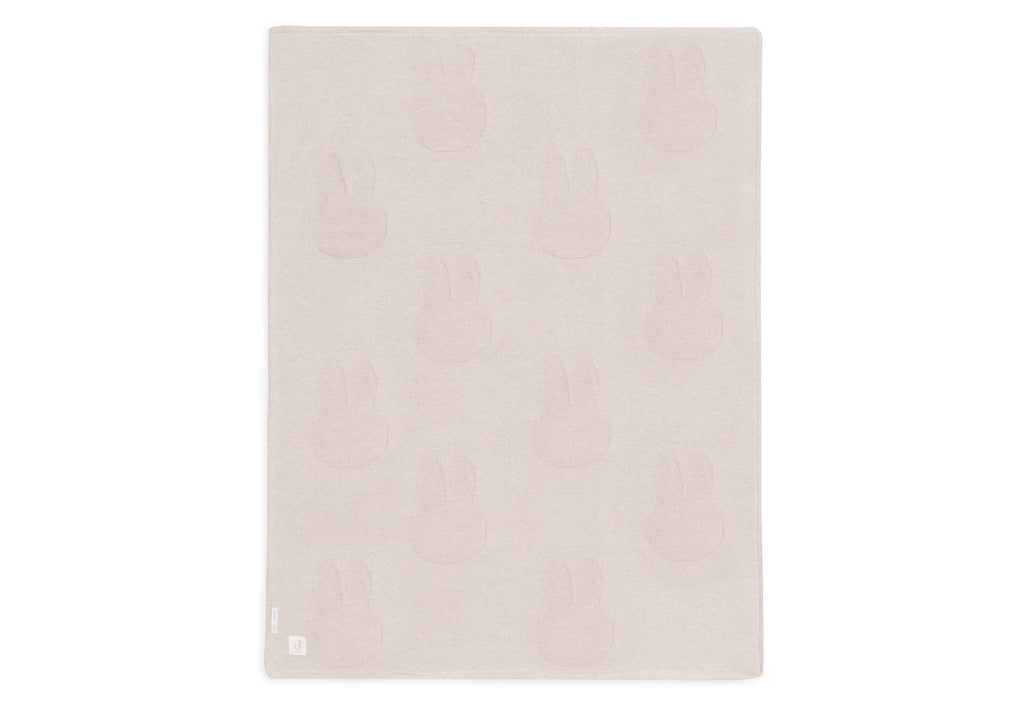 Jollein Deken Wieg 75x100cm Miffy TOG 1.5 | Nougat/Coral Fleece