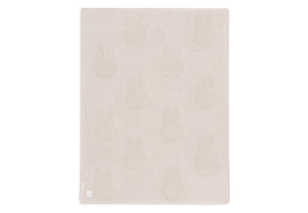 Jollein Deken Wieg 75x100cm Miffy TOG 1.5 | Nougat/Coral Fleece