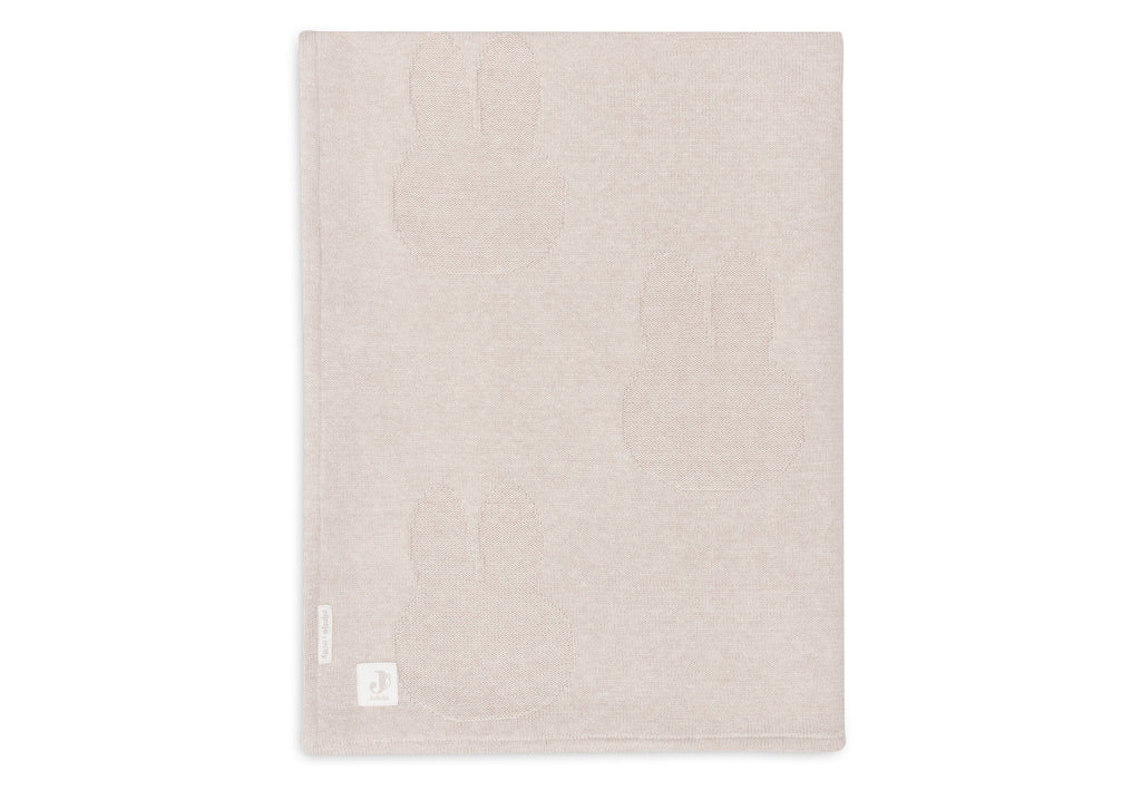 Jollein Deken Wieg 75x100cm Miffy TOG 1.5 | Nougat/Coral Fleece