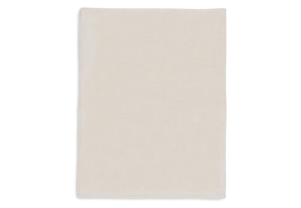 Jollein Deken Wieg 75x100cm Basic Knit | Oatmeal/Velvet