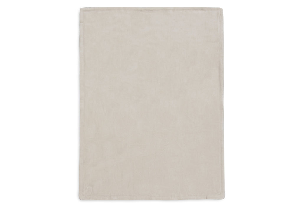 Jollein Deken Wieg 75x100cm Box Knit | Warm Sand/Velvet | Gots